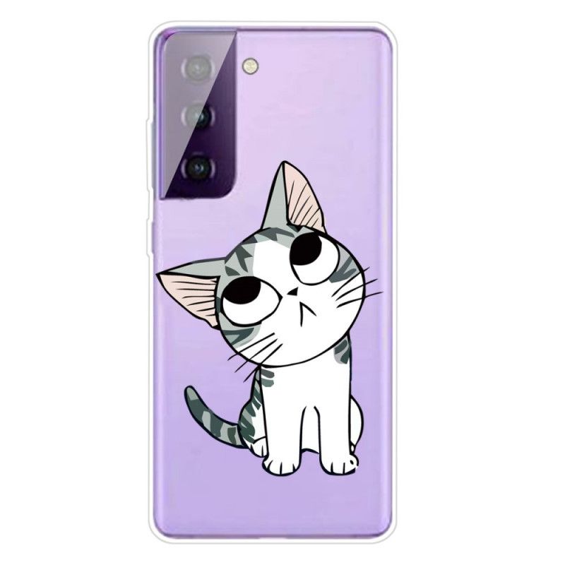 Cover Samsung Galaxy S21 5G Charmerende Kat Beskyttelse