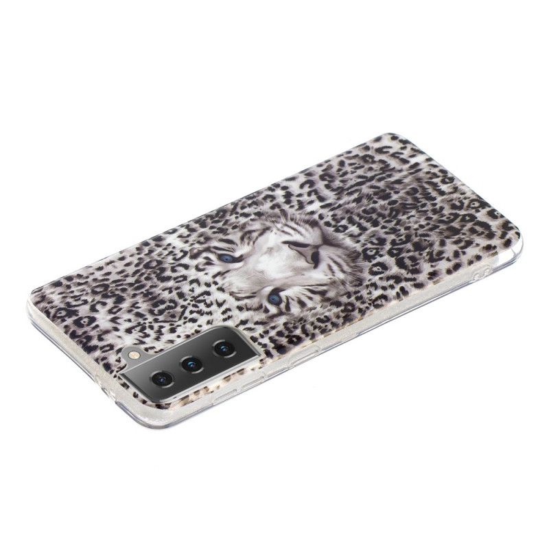 Cover Samsung Galaxy S21 5G Fluorescerende Leopard Original