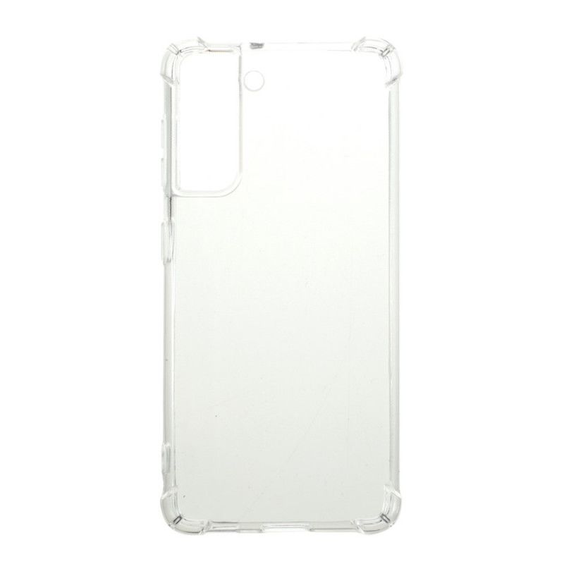 Cover Samsung Galaxy S21 5G Gennemsigtige Forstærkede Hjørner