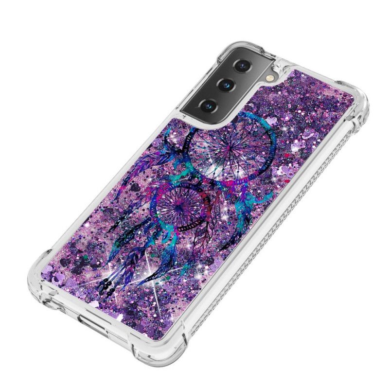 Cover Samsung Galaxy S21 5G Glitter Dreamcatcher Beskyttelse