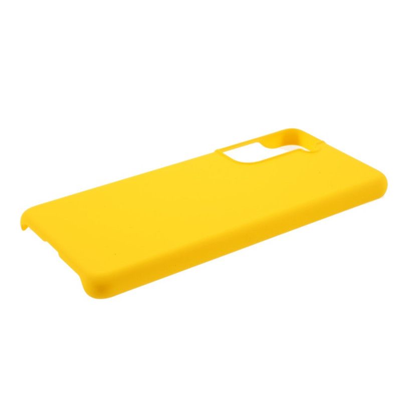 Cover Samsung Galaxy S21 5G Hvid Klassisk Stiv Beskyttelse