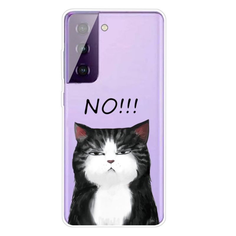 Cover Samsung Galaxy S21 5G Katten. Der Siger Nej Original