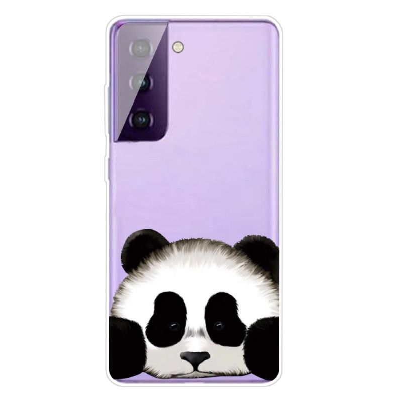 Cover Samsung Galaxy S21 5G Mobilcover Gennemsigtig Panda