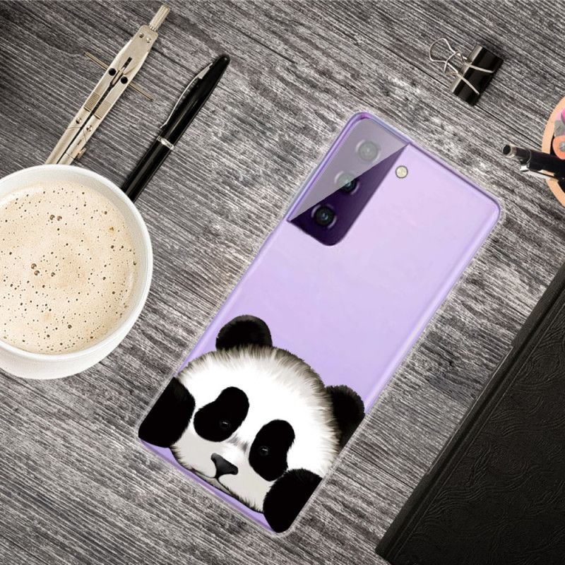 Cover Samsung Galaxy S21 5G Mobilcover Gennemsigtig Panda