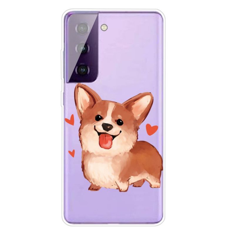 Cover Samsung Galaxy S21 5G Mobilcover Min Lille Hund