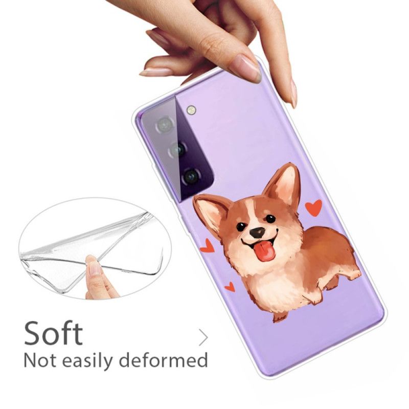 Cover Samsung Galaxy S21 5G Mobilcover Min Lille Hund