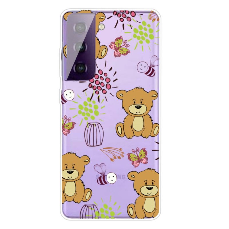 Cover Samsung Galaxy S21 5G Mobilcover Top Bamse