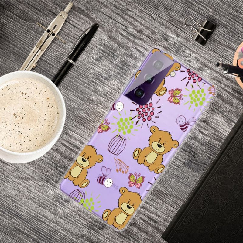 Cover Samsung Galaxy S21 5G Mobilcover Top Bamse