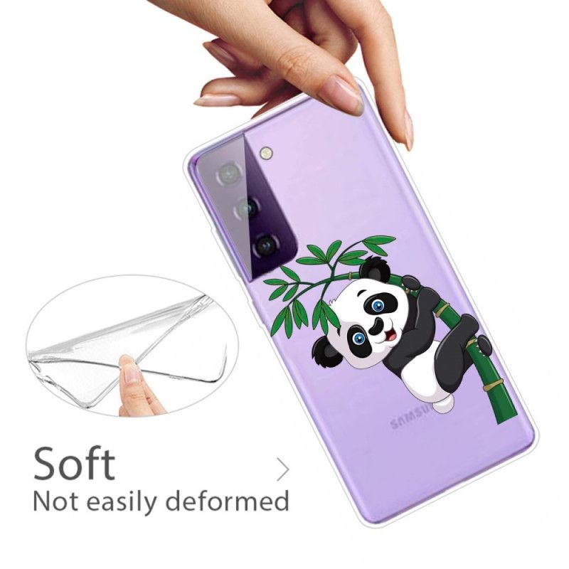 Cover Samsung Galaxy S21 5G Panda På Bambus Beskyttelse