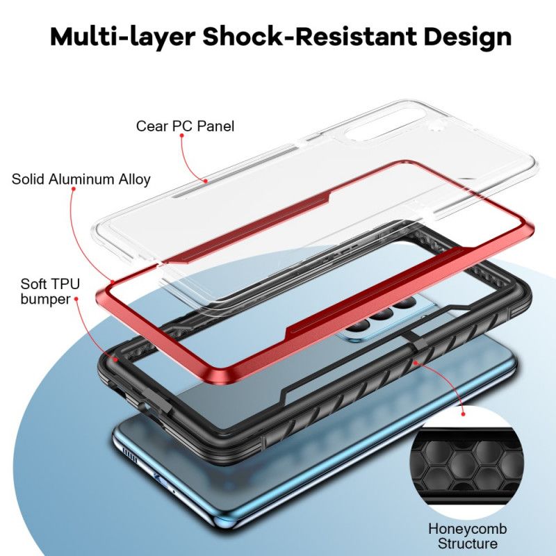 Cover Samsung Galaxy S21 5G Sort Hybrid Gennemsigtig Kofanger