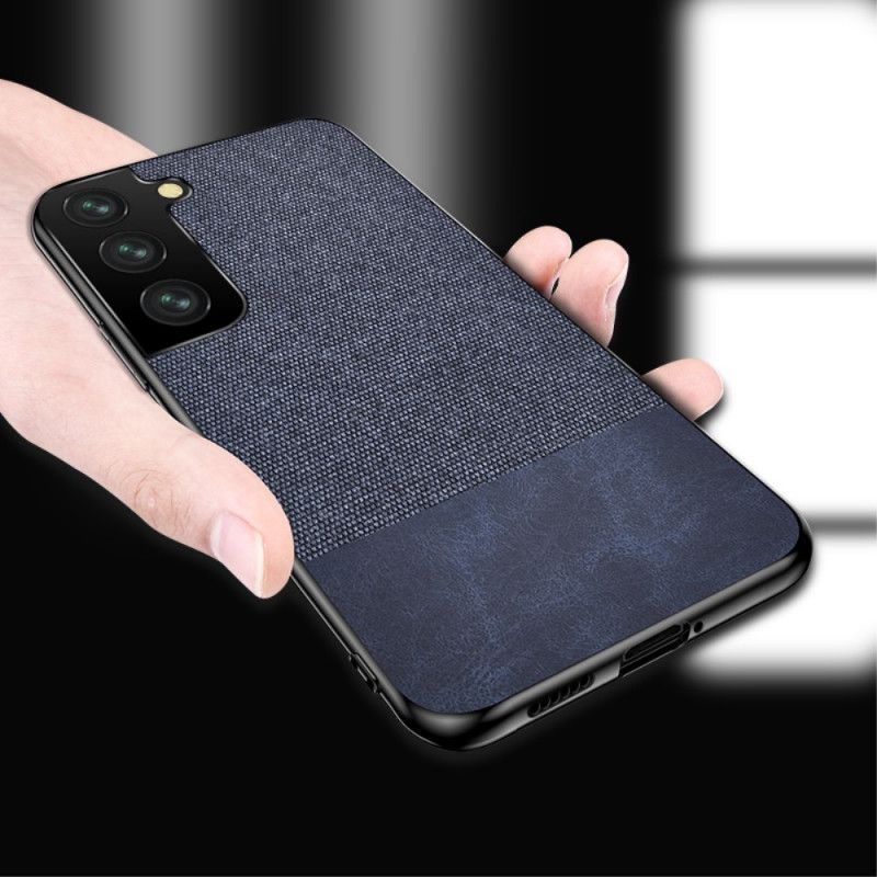 Cover Samsung Galaxy S21 5G Sort Imiteret Læder I Bi-Struktur