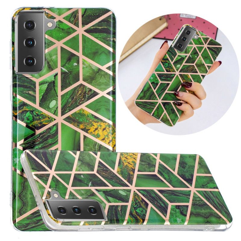 Cover Samsung Galaxy S21 5G Sort Ultra Designer Marmor