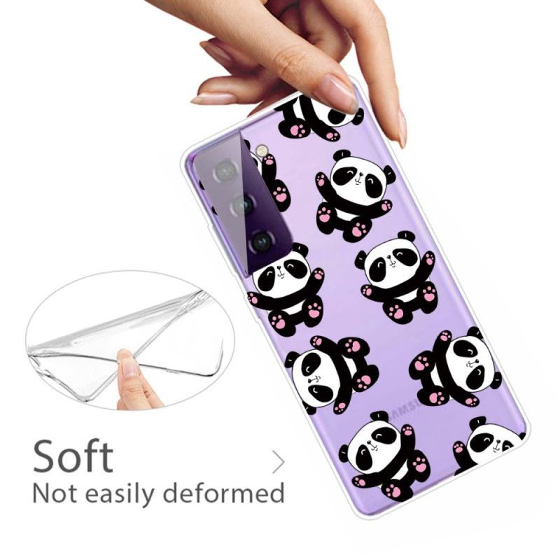 Cover Samsung Galaxy S21 5G Top Sjove Pandaer