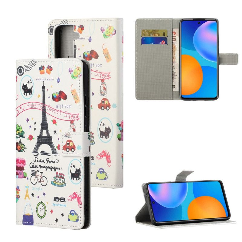 Flip Cover Samsung Galaxy S21 5G Jeg Elsker Paris