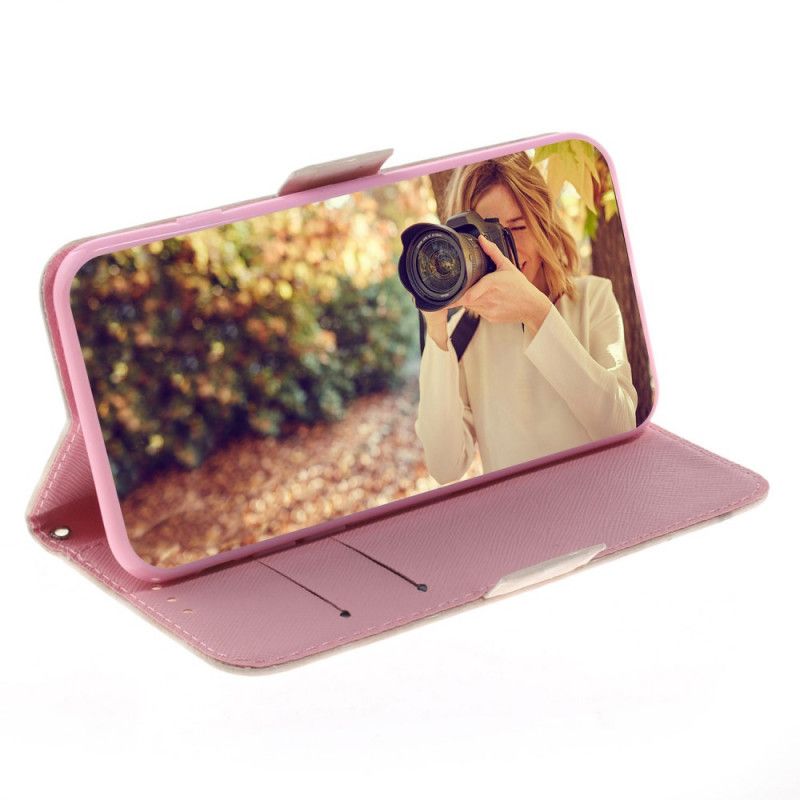 Flip Cover Samsung Galaxy S21 5G Kattevenner Med Rem