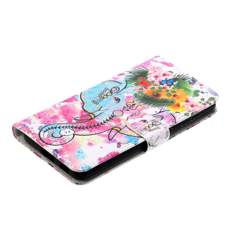 Flip Cover Samsung Galaxy S21 5G Konge Elefant