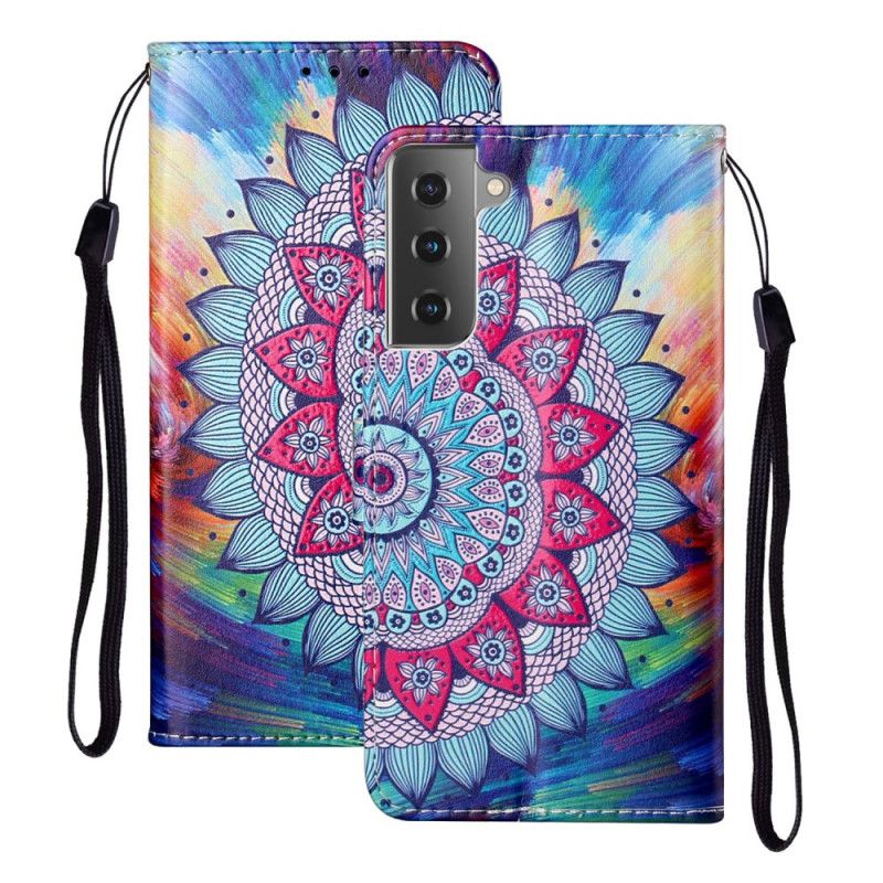 Flip Cover Samsung Galaxy S21 5G Konge Mandala