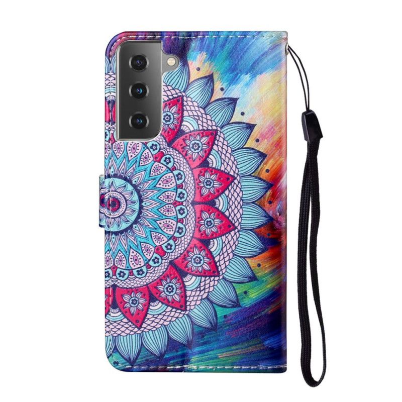 Flip Cover Samsung Galaxy S21 5G Konge Mandala