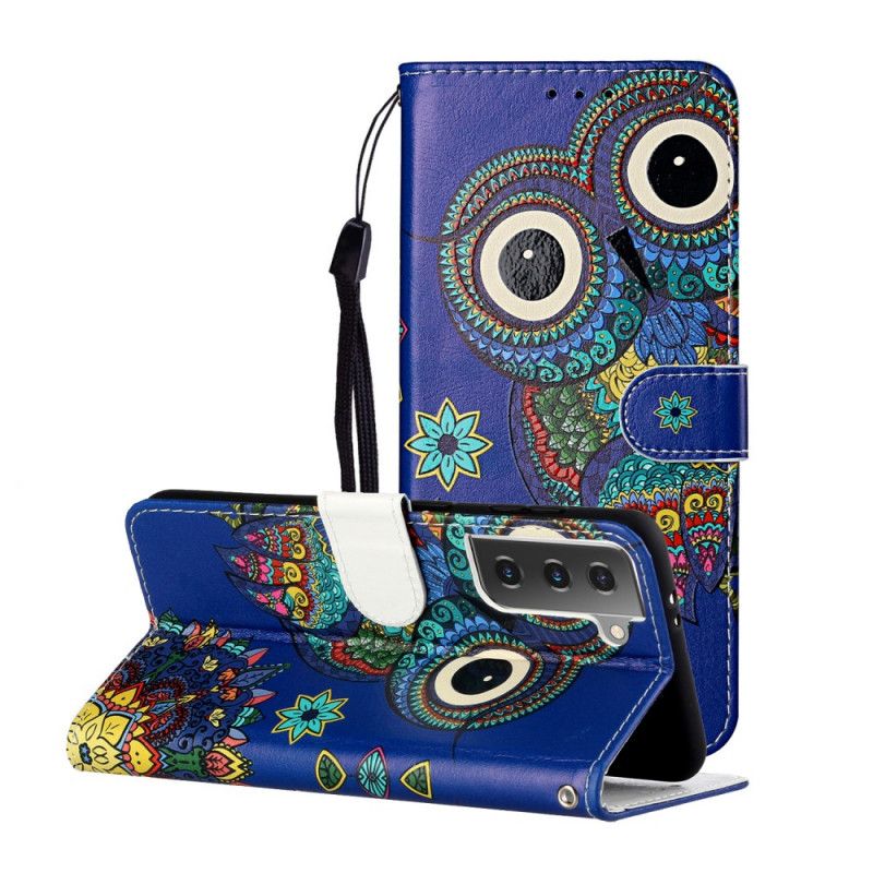 Flip Cover Samsung Galaxy S21 5G Mobilcover Ugle I Mandala