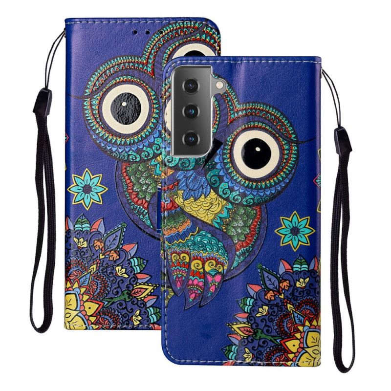 Flip Cover Samsung Galaxy S21 5G Mobilcover Ugle I Mandala