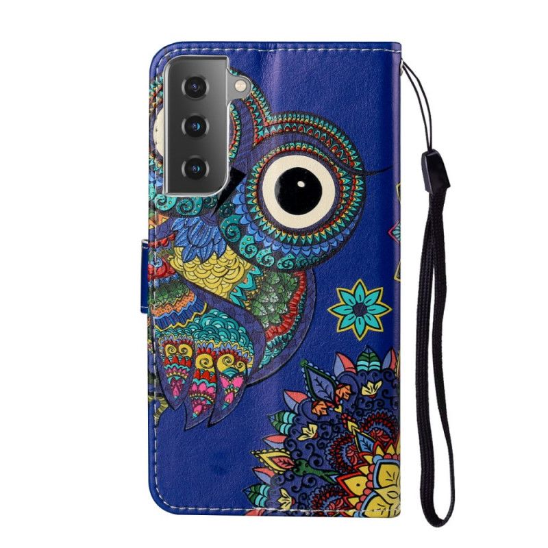 Flip Cover Samsung Galaxy S21 5G Mobilcover Ugle I Mandala