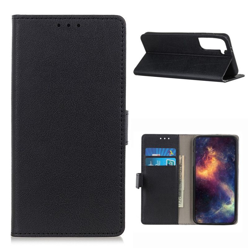 Flip Cover Samsung Galaxy S21 5G Sort Klassisk