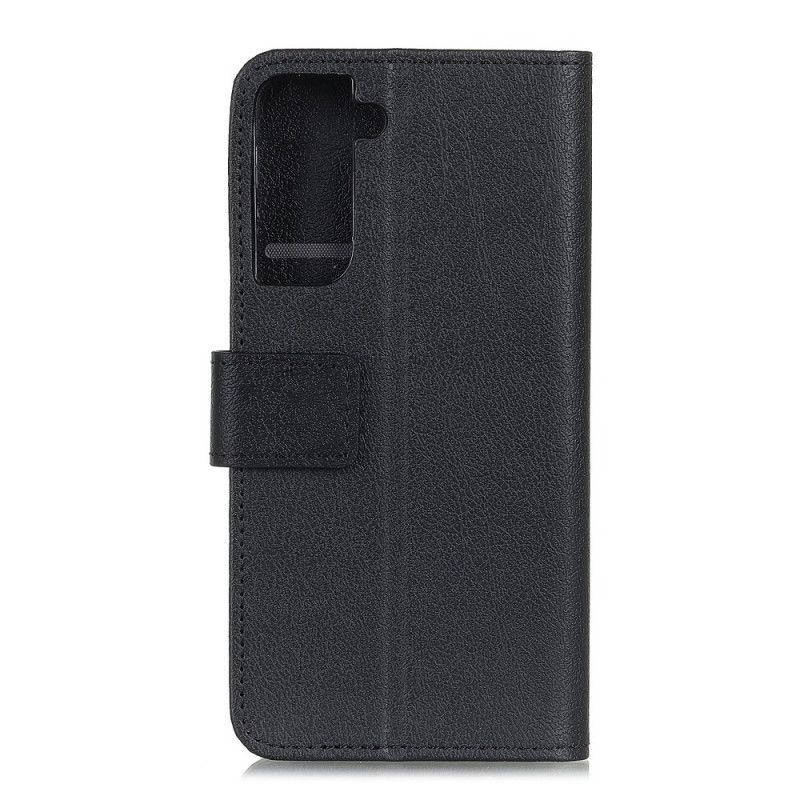 Flip Cover Samsung Galaxy S21 5G Sort Klassisk