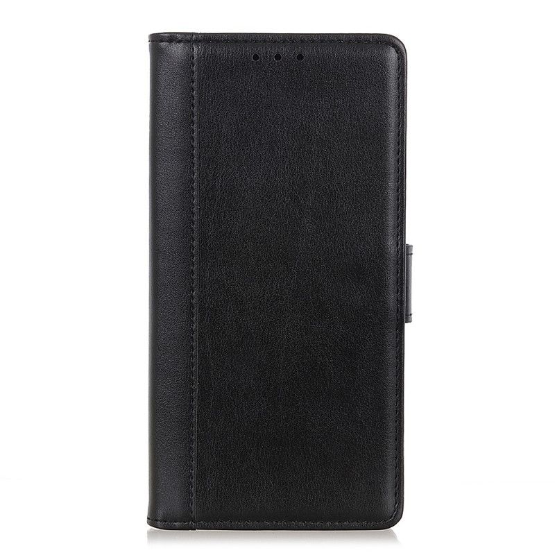 Flip Cover Samsung Galaxy S21 5G Sort Mobilcover Elegant Læderstil