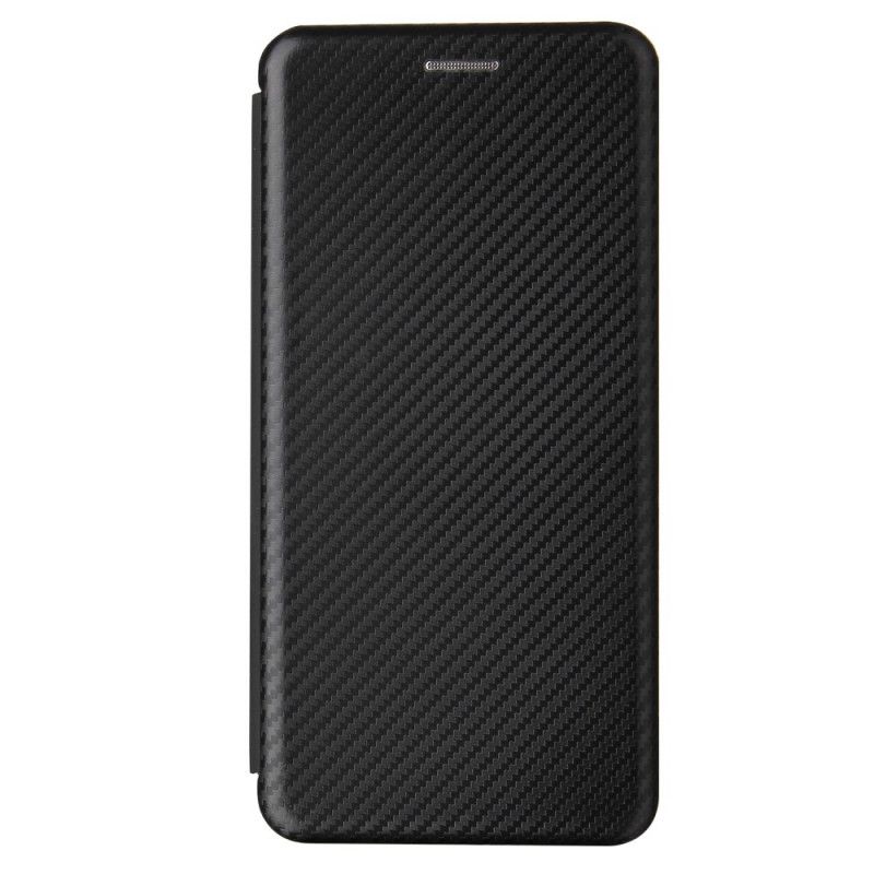 Læder Cover for Samsung Galaxy S21 5G Sort Kulfiber