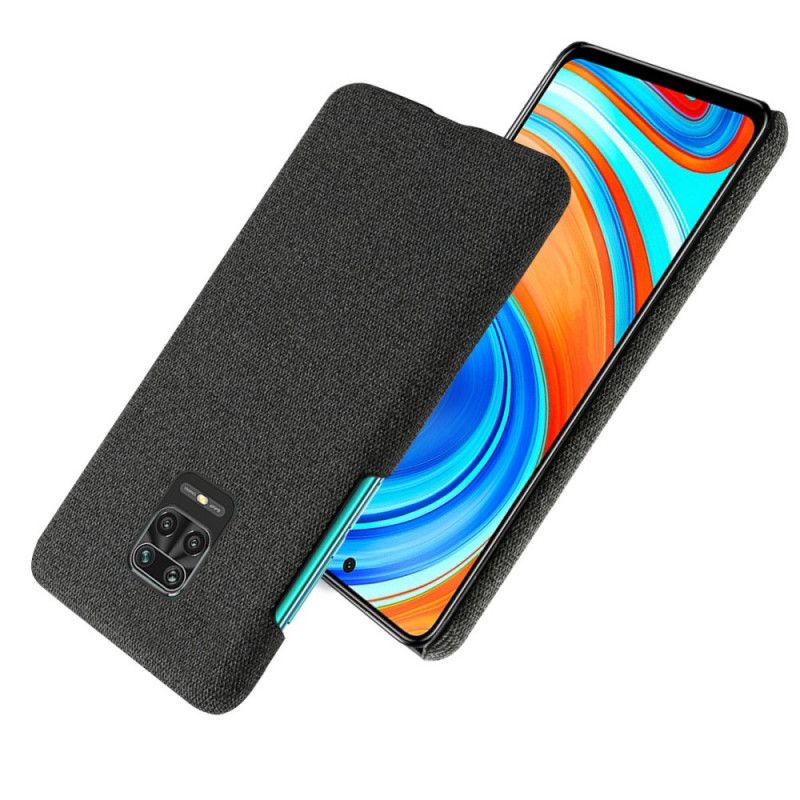 Cover for Xiaomi Redmi Note 9S / Note 9 Pro Sort Ksq Chic Stof