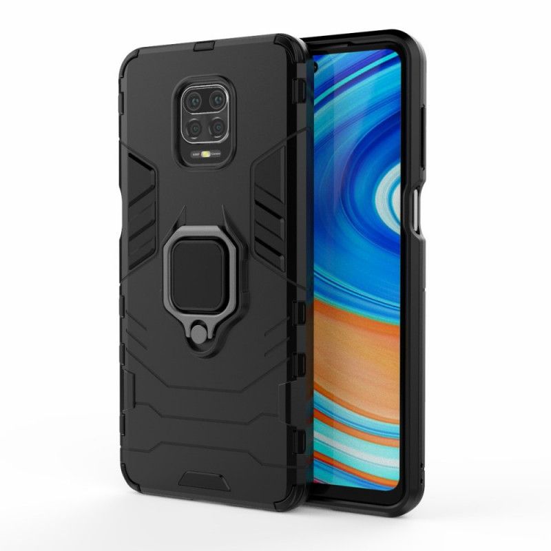 Cover for Xiaomi Redmi Note 9S / Note 9 Pro Sort Resistent Ring