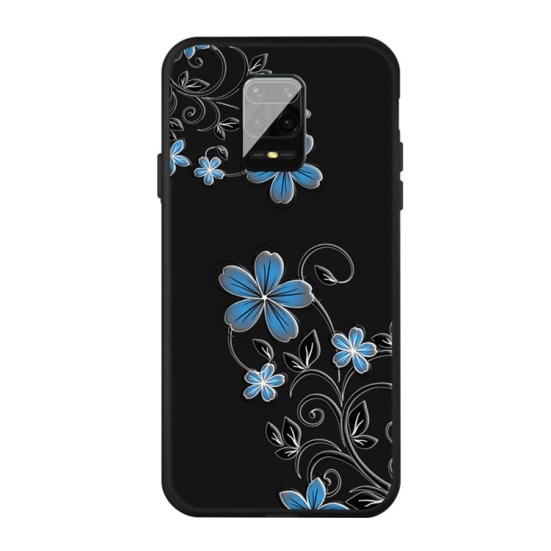 Cover Xiaomi Redmi Note 9S / Note 9 Pro Blå Blomster Original