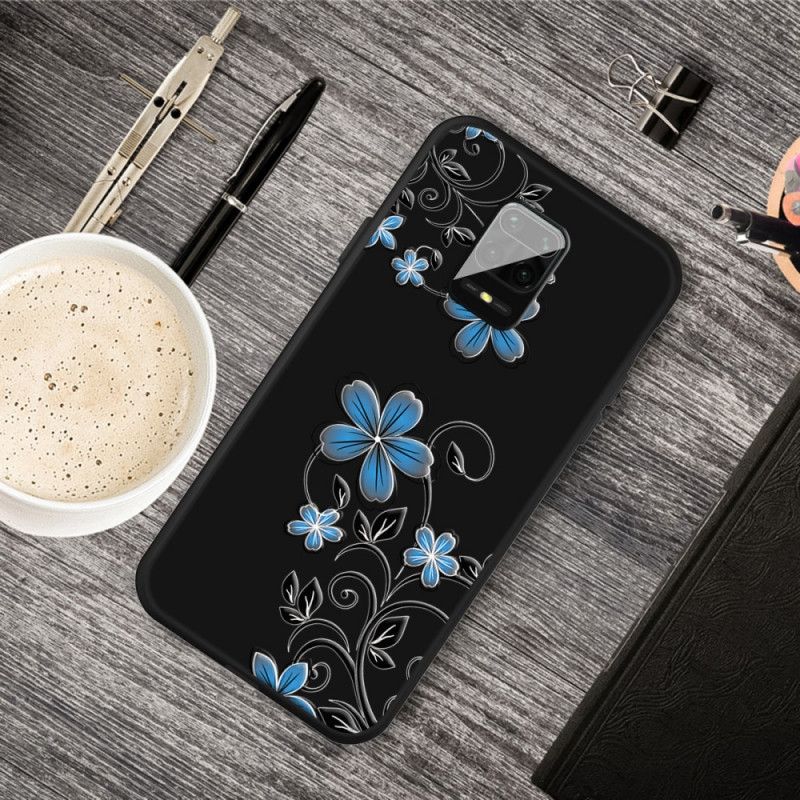 Cover Xiaomi Redmi Note 9S / Note 9 Pro Blå Blomster Original