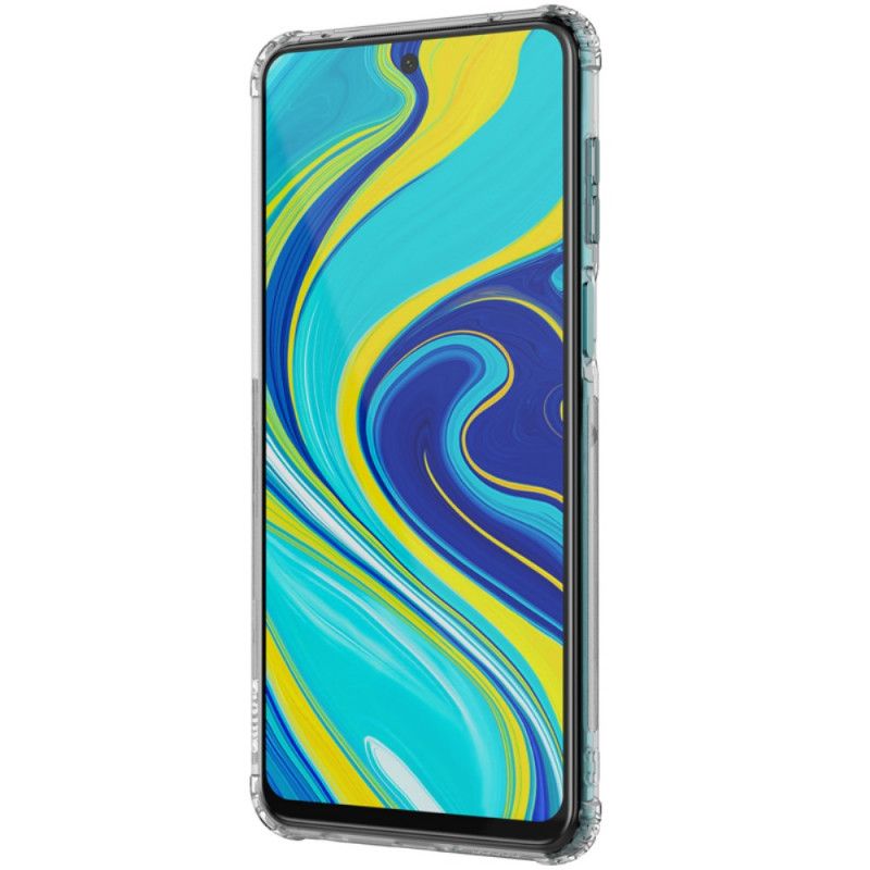 Cover Xiaomi Redmi Note 9S / Note 9 Pro Hvid Forstærket Gennemsigtig Nillkin