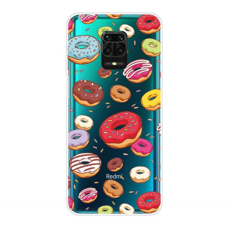 Cover Xiaomi Redmi Note 9S / Note 9 Pro Mobilcover Kærlighedsdoughnuts