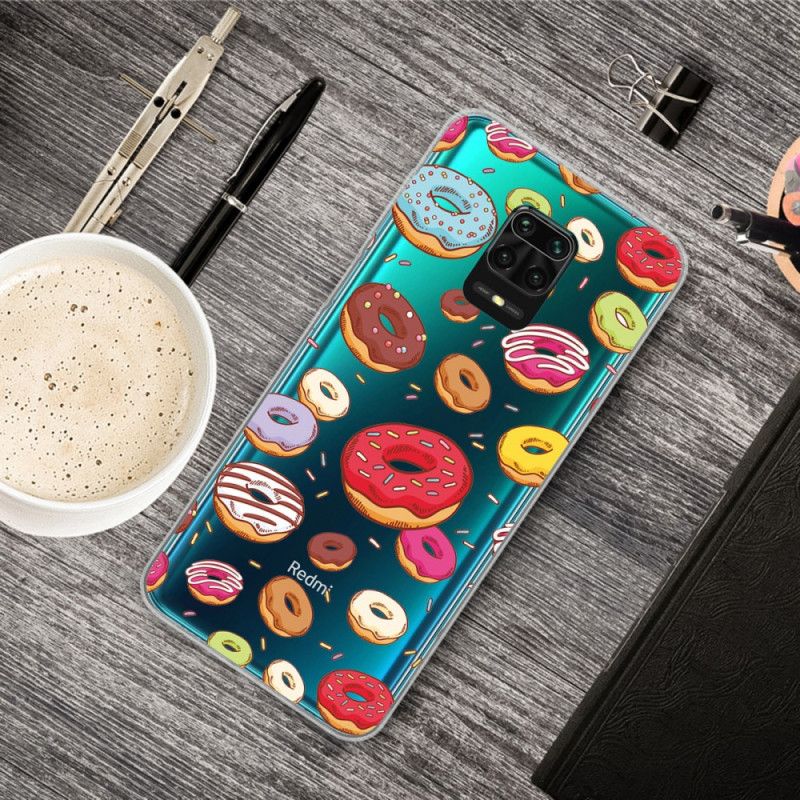 Cover Xiaomi Redmi Note 9S / Note 9 Pro Mobilcover Kærlighedsdoughnuts