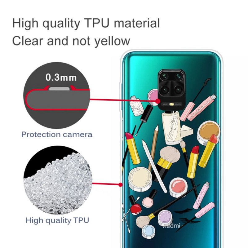 Cover Xiaomi Redmi Note 9S / Note 9 Pro Mobilcover Top Makeup