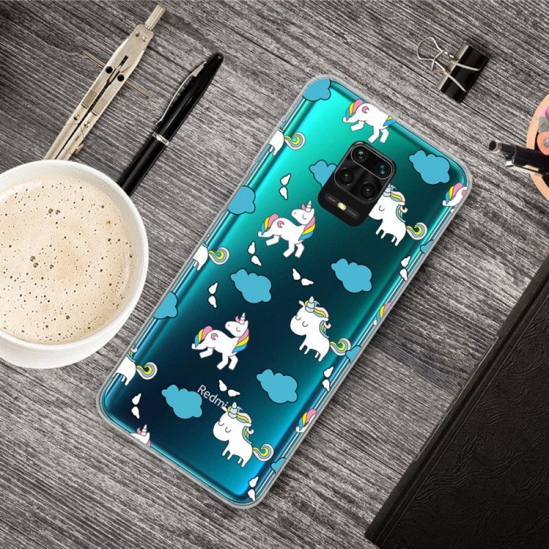 Cover Xiaomi Redmi Note 9S / Note 9 Pro Små Enhjørninger