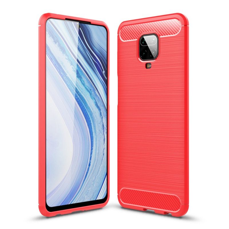 Cover Xiaomi Redmi Note 9S / Note 9 Pro Sort Børstet Kulfiber Original