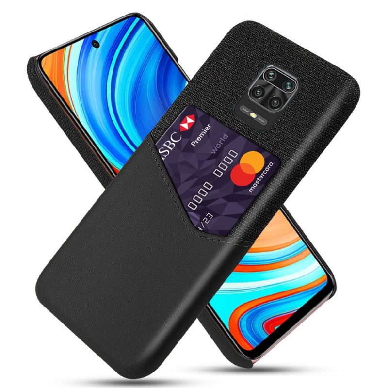 Cover Xiaomi Redmi Note 9S / Note 9 Pro Sort Kortholder