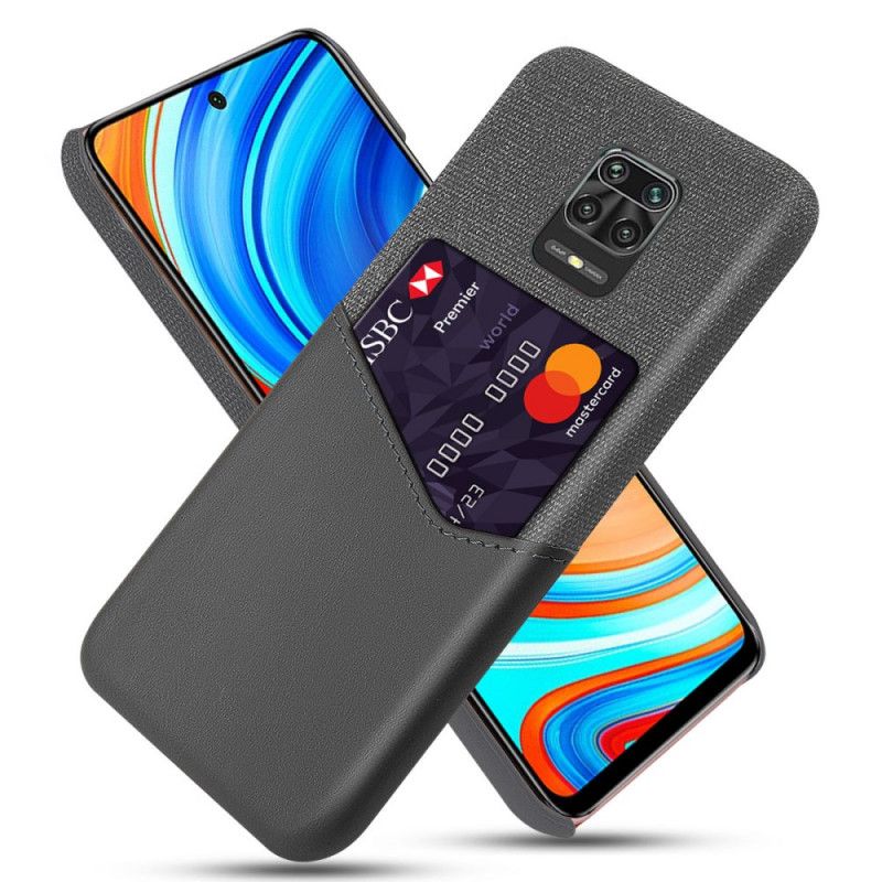 Cover Xiaomi Redmi Note 9S / Note 9 Pro Sort Kortholder