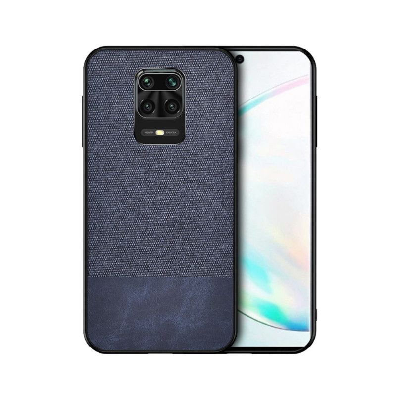 Cover Xiaomi Redmi Note 9S / Note 9 Pro Sort Kunststof Læder Bidestruktur