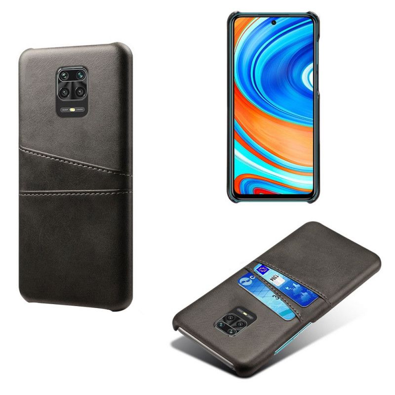 Cover Xiaomi Redmi Note 9S / Note 9 Pro Sort Plus Kortholder