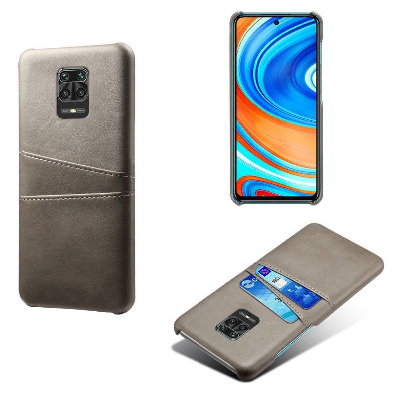 Cover Xiaomi Redmi Note 9S / Note 9 Pro Sort Plus Kortholder