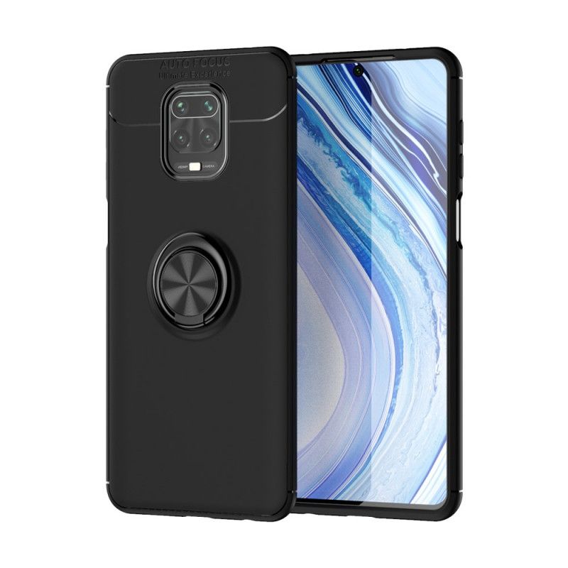 Cover Xiaomi Redmi Note 9S / Note 9 Pro Sort Roterende Ring