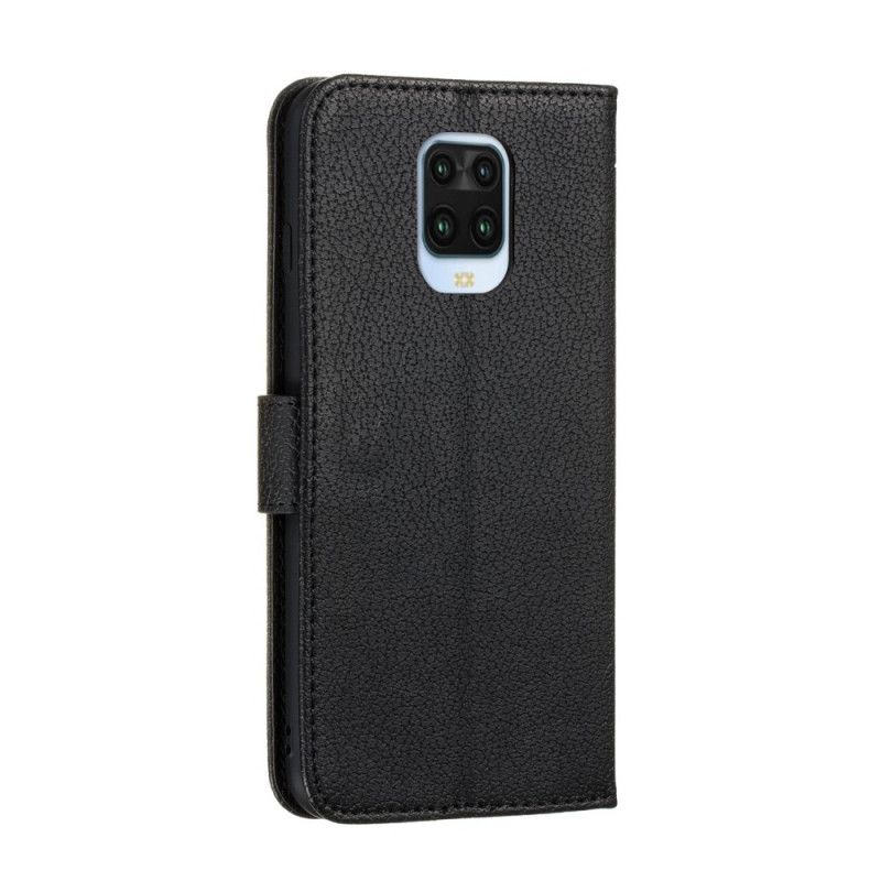 Flip Cover Læder for Xiaomi Redmi Note 9S / Note 9 Pro Sort Fjer Lever Din Drøm