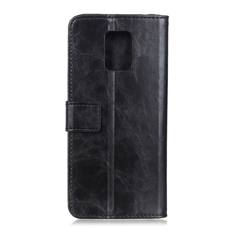 Flip Cover Læder for Xiaomi Redmi Note 9S / Note 9 Pro Sort Khazneh Elegance Læder Stil