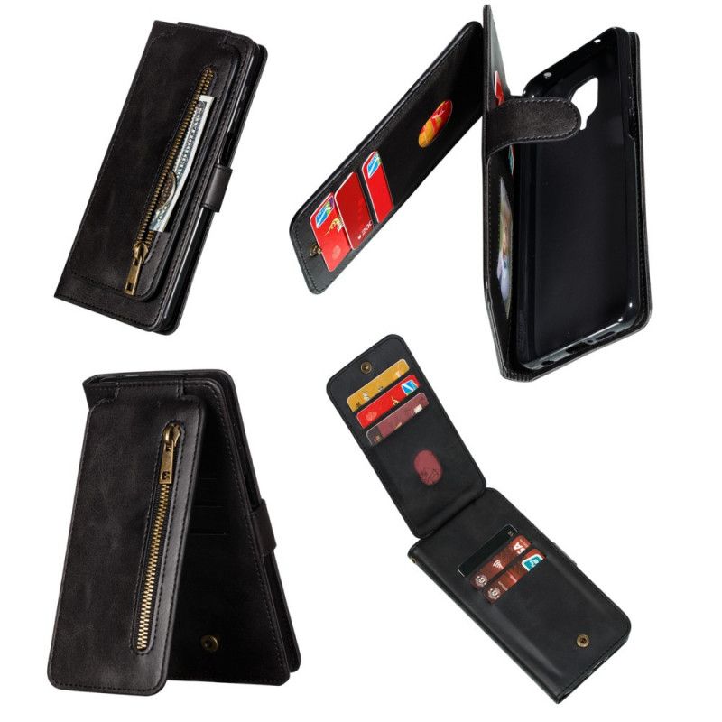 Flip Cover Læder for Xiaomi Redmi Note 9S / Note 9 Pro Sort Rem Ydeevne