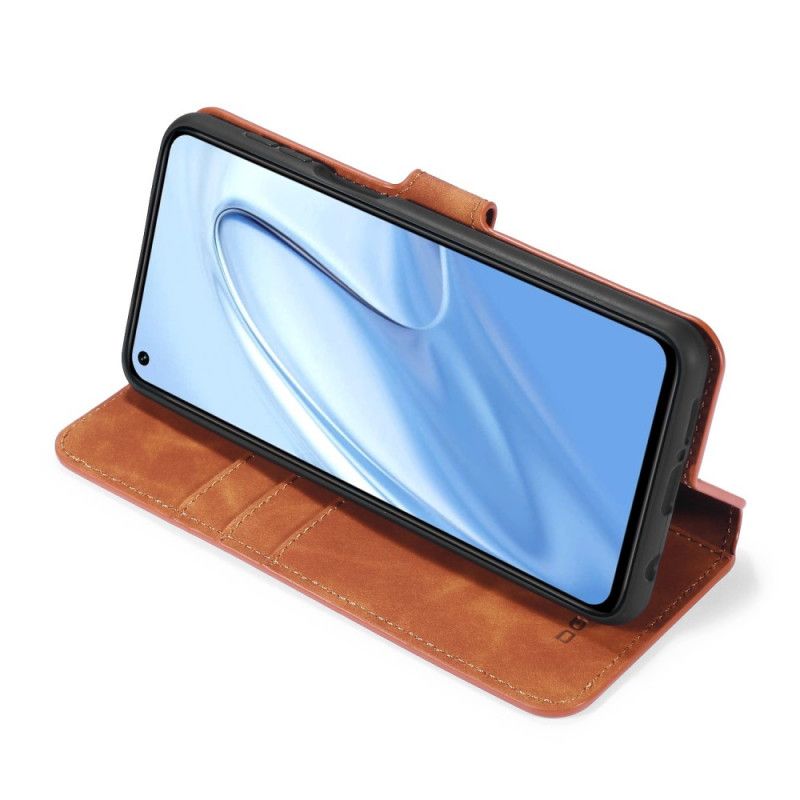 Flip Cover Læder for Xiaomi Redmi Note 9S / Note 9 Pro Sort Retro Dg.Ming