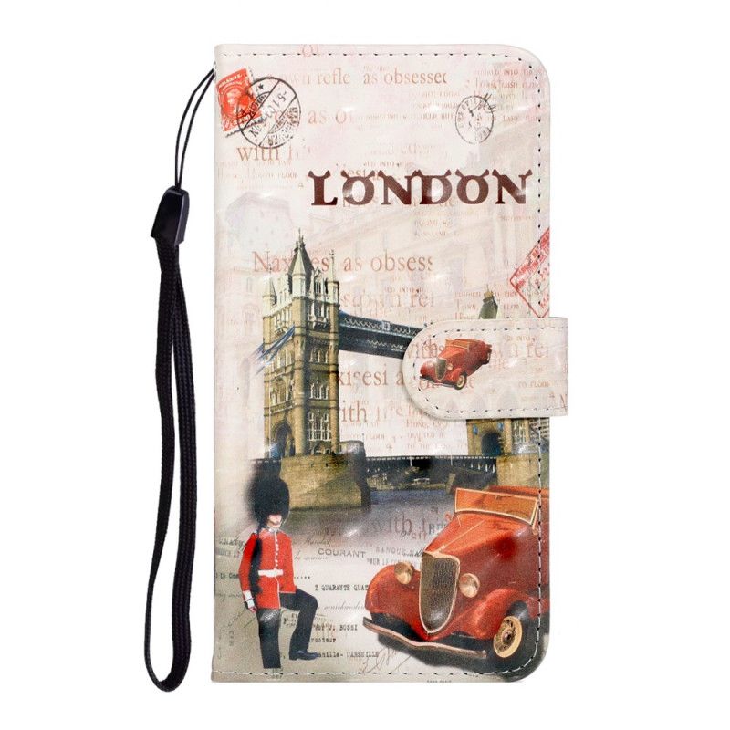 Flip Cover Læder Xiaomi Redmi Note 9S / Note 9 Pro London Tur